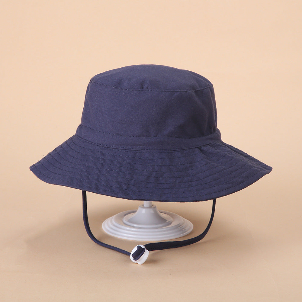 Kid Baby Casual Summer Spring Sun Hat Solid Fisherman Hats