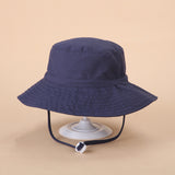 Kid Baby Casual Summer Spring Sun Hat Solid Fisherman Hats