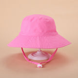 Kid Baby Casual Summer Spring Sun Hat Solid Fisherman Hats