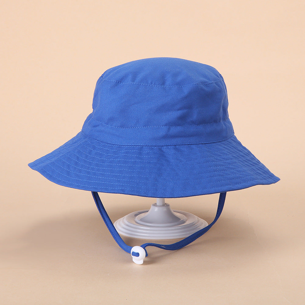 Kid Baby Casual Summer Spring Sun Hat Solid Fisherman Hats