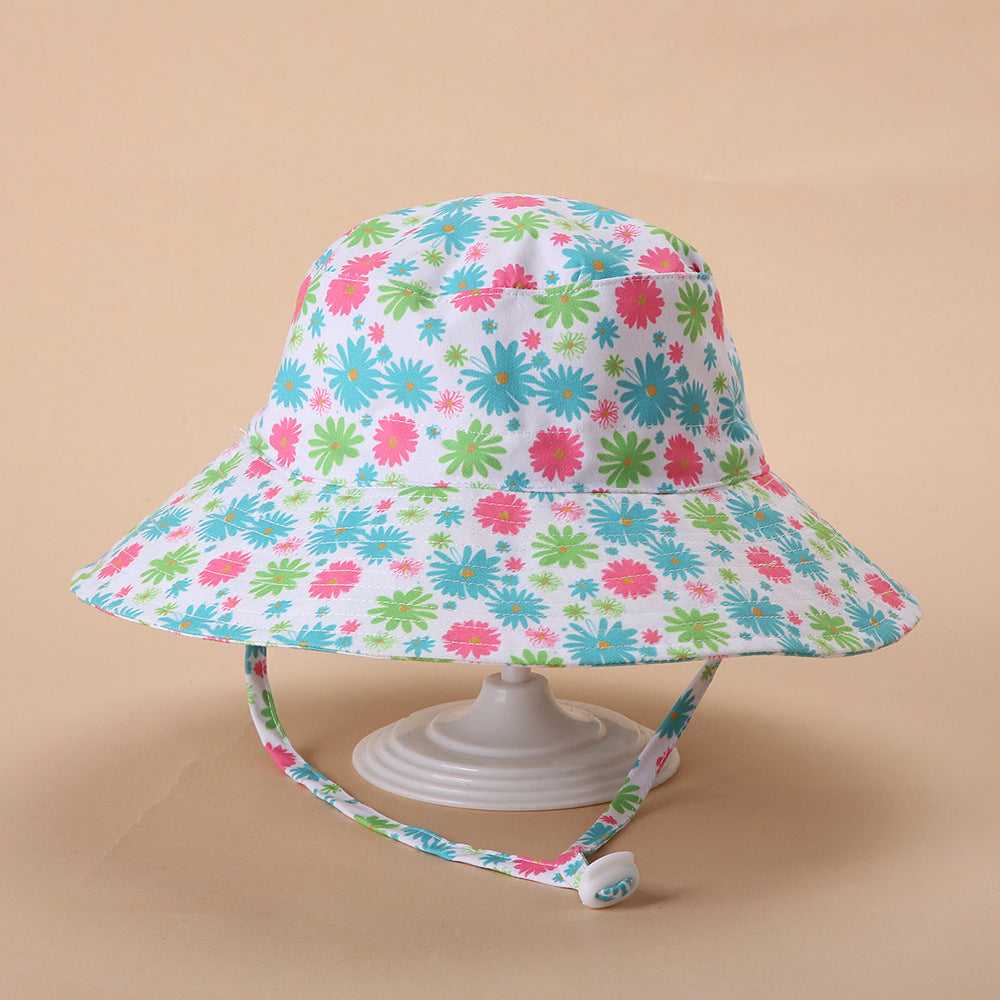 Kid Baby Casual Summer Spring Sun Hat Solid Fisherman Hats