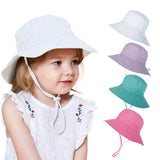 Kid Baby Casual Summer Spring Sun Hat Solid Fisherman Hats