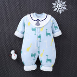 Baby One-piece Autumn Winter Cotton Padded Romper
