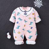 Baby One-piece Autumn Winter Cotton Padded Romper