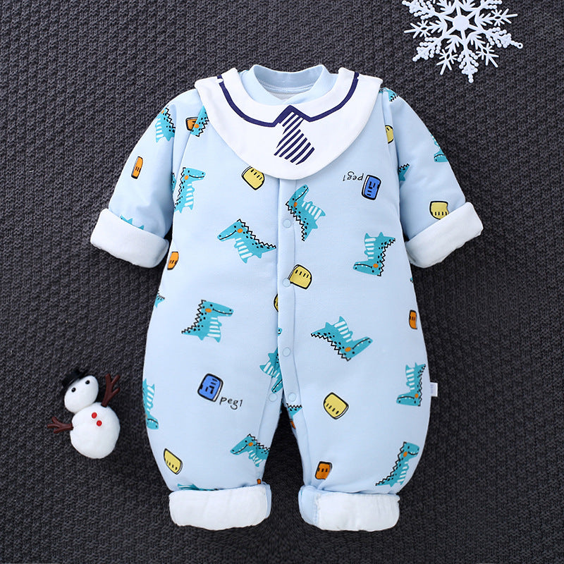 Baby One-piece Autumn Winter Cotton Padded Romper