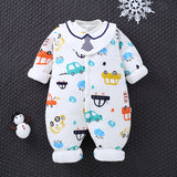 Baby One-piece Autumn Winter Cotton Padded Romper