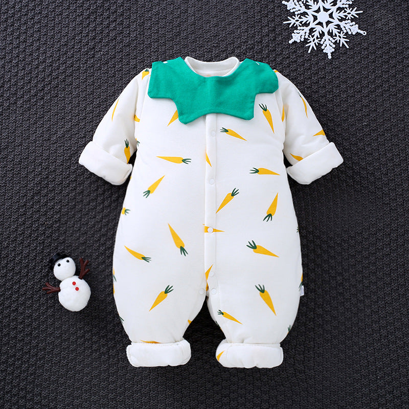 Baby One-piece Autumn Winter Cotton Padded Romper