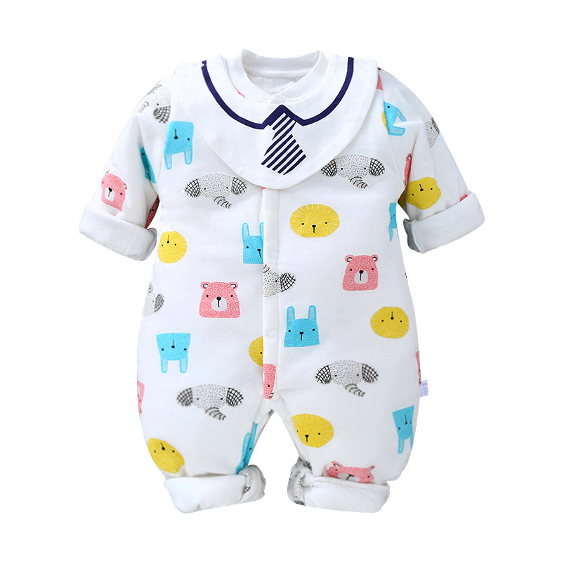 Baby One-piece Autumn Winter Cotton Padded Romper
