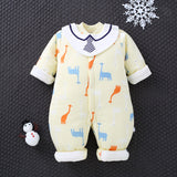 Baby One-piece Autumn Winter Cotton Padded Romper