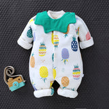 Baby One-piece Autumn Winter Cotton Padded Romper