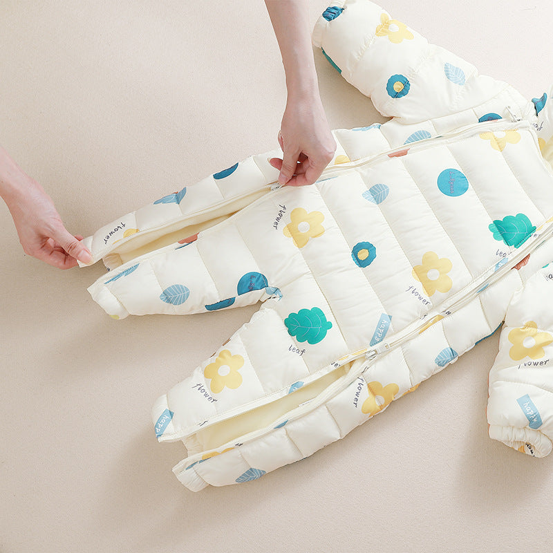 Baby Jumpsuit Cotton Crawler Newborn Plush Thick Romper