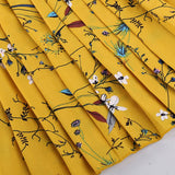 Kid Girl Autumn Edition Printed Long Sleeves Flower Dresses