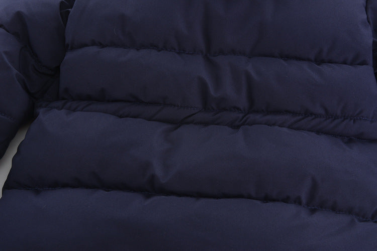 Kid Boys Padded Padded Down Cotton Velvet Warm Winter Coats