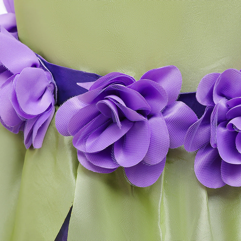 Kid Baby Girl Flower Fairy Princess Ritual Dresses