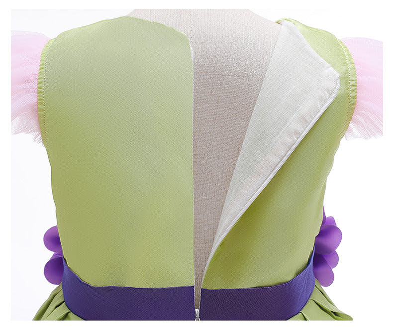 Kid Baby Girl Flower Fairy Princess Ritual Dresses