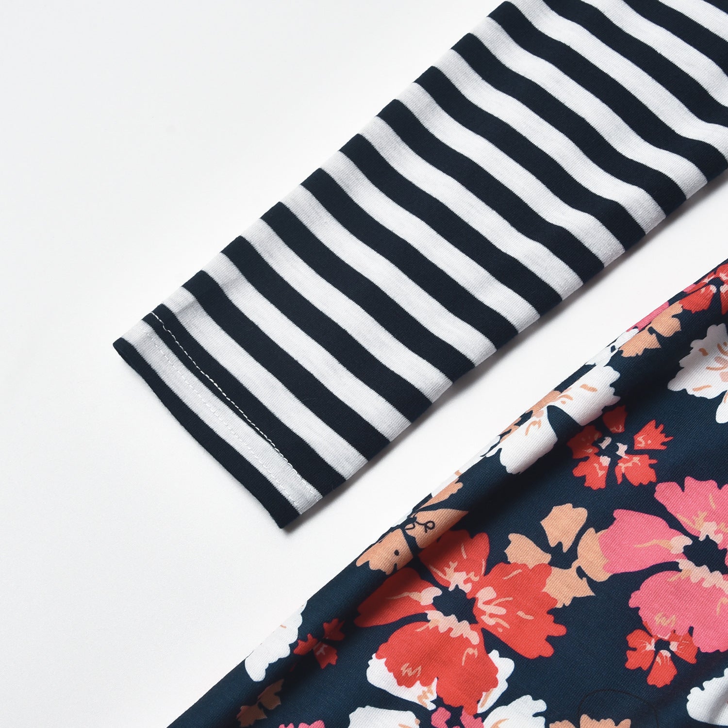 Family Matching Parent-child Mother-daughter Printed Stripe Dress