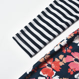Family Matching Parent-child Mother-daughter Printed Stripe Dress