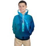 Kid Boy Girl 3D Monster Print Hoodie