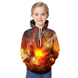 Kid Boy Girl 3D Monster Print Hoodie