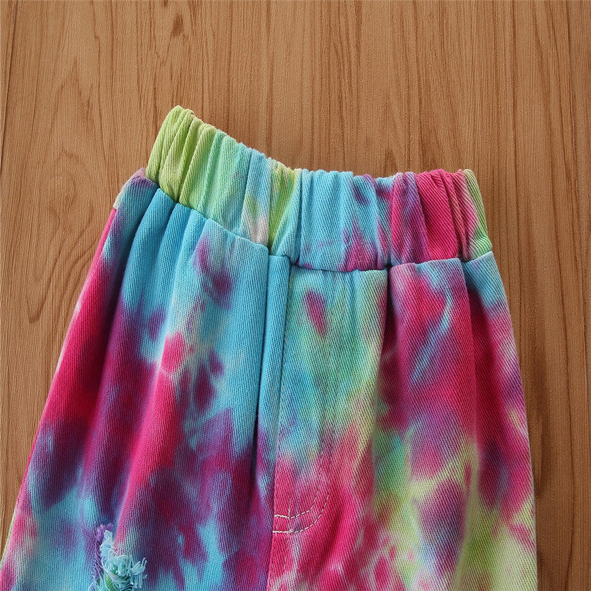 Kid Baby Girl Pants Fall Style Horn Pants