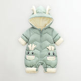 Baby Jumpsuit Cotton Crawler Newborn Plush Thick Romper