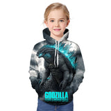 Kid Boy Girl 3D Monster Print Hoodie