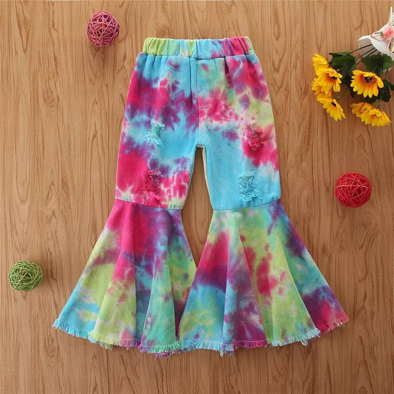Kid Baby Girl Pants Fall Style Horn Pants