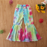 Kid Baby Girl Pants Fall Style Horn Pants