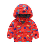 Kids Boy Dinosaur Cartoon Cap Fashion Tide Coats