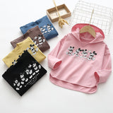 Kid Girl Cartoon Printed Shirts Boys Long Sleeve Pullover