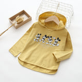 Kid Girl Cartoon Printed Shirts Boys Long Sleeve Pullover