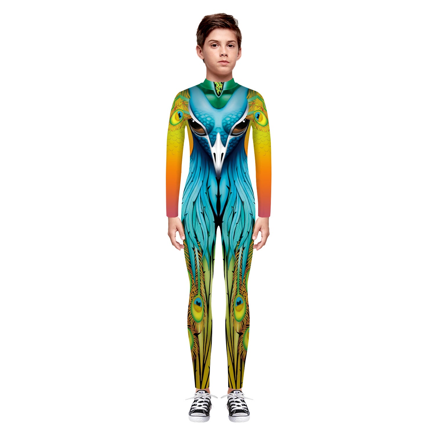 Family Matching Parent-child Long Sleeve Jumpsuit Digital Printing Pajamas