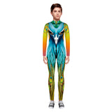 Family Matching Parent-child Long Sleeve Jumpsuit Digital Printing Pajamas