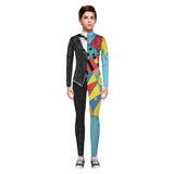 Family Matching Parent-child Long Sleeve Jumpsuit Digital Printing Pajamas