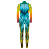 Family Matching Parent-child Long Sleeve Jumpsuit Digital Printing Pajamas