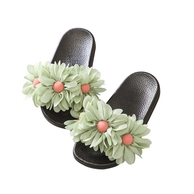 Girl Slippers Three Flowers Fashion Casual Flip Flops Shoes
