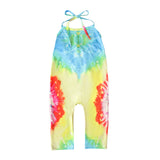 Kid Baby Girl Onesie Crawl Suit Harpy Sleeveless Tie Dye Rompers