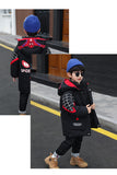 Kid Boys Winter Cotton Jacket Thickened Fashion Coat