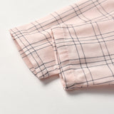 Kid Baby Boy Leisure Suit Check Pajamas Comfortable 2 Pcs Sets