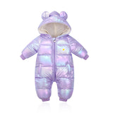 Baby Autumn Winter Thickened Cotton-padded Climbing Rompers