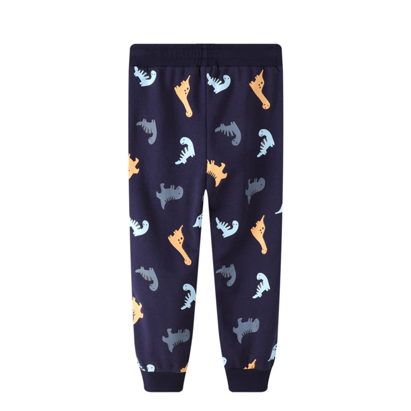 Kid Baby Boys  Knitted Cartoon Autumn Pants