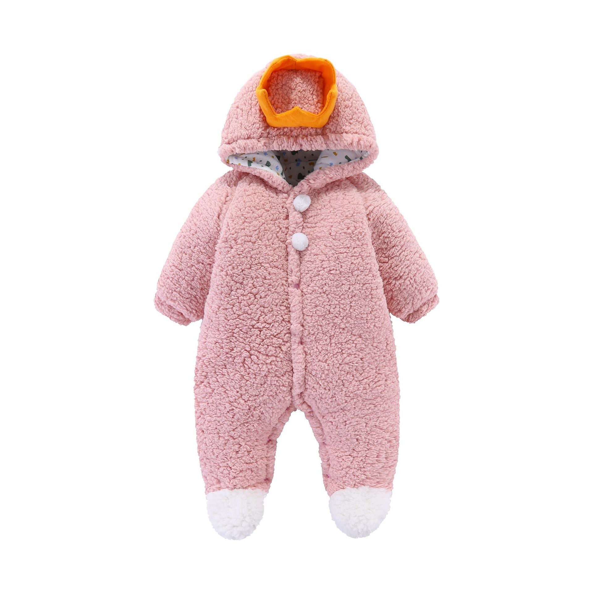 Baby Cute Fashion Colorful One-piece Warm Winter Romper