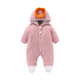 Baby Cute Fashion Colorful One-piece Warm Winter Romper