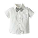 Kid Baby Boy Strap Shorts 3 Pcs Set Suits