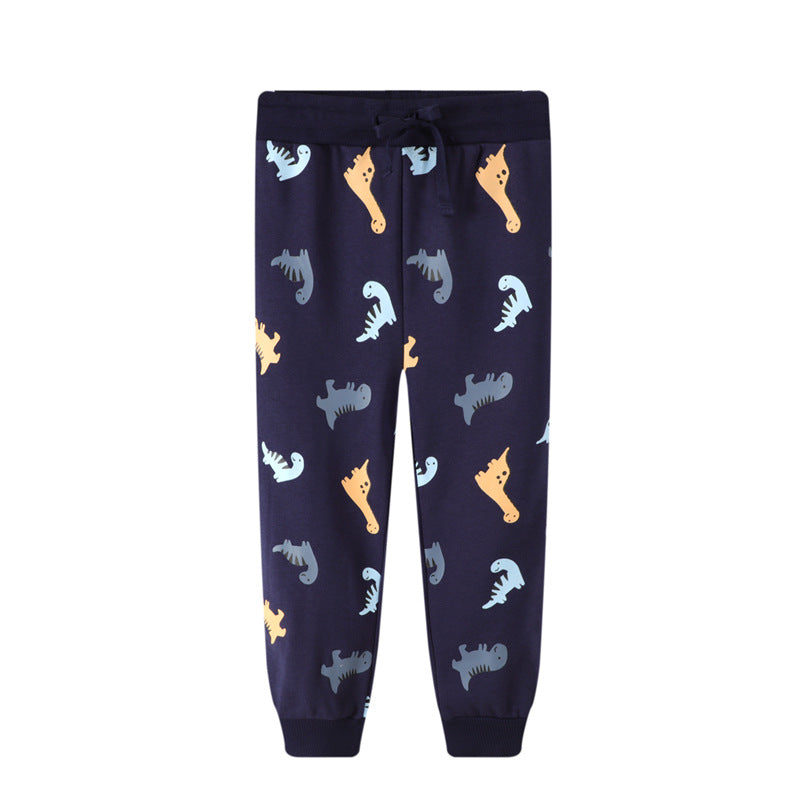 Kid Baby Boys  Knitted Cartoon Autumn Pants