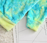 Family Matching Stand-up Collar Double-sided Plush Tie Parent-child Sweatshirt