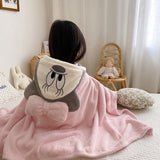 Kids Cartoon Donald Duck Towel Mickey Shawl Pajamas Bathrobe
