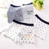 Kid Boys Cartoon Underwear Cotton Teens Briefs Soft Shorts 4 Lots