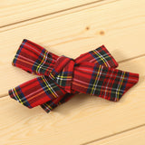 Baby Girls Christmas Long Sleeve Set Ins Plaid 3 Pcs Set