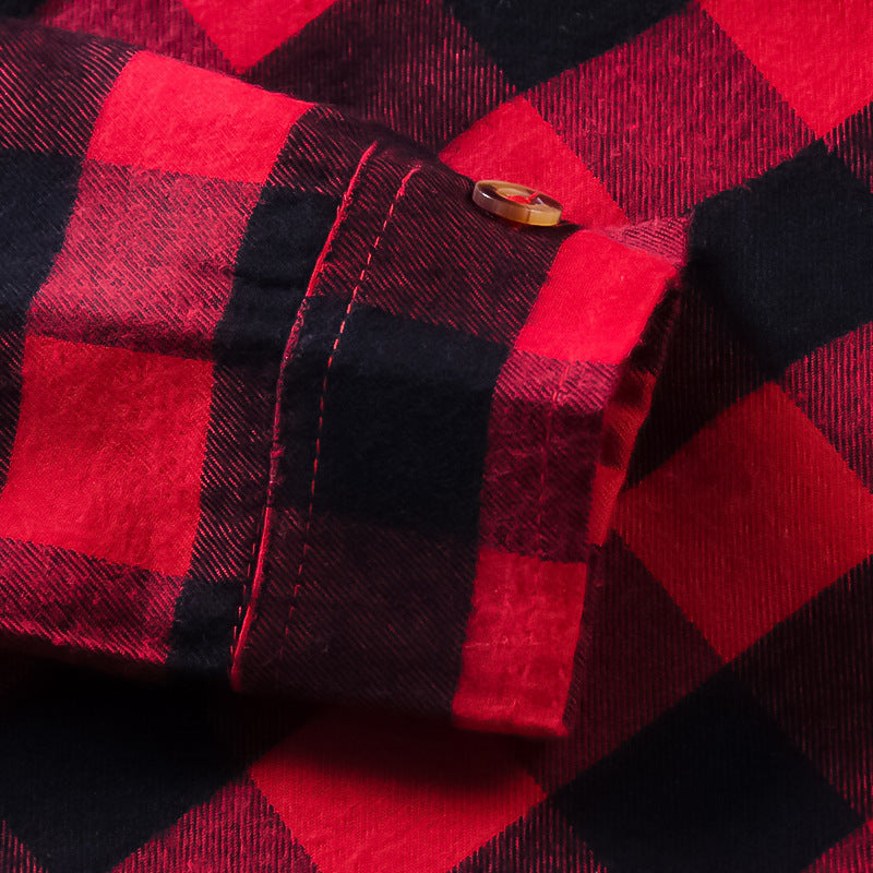 Kid Baby Boy Plaid European American Blouses Shirt